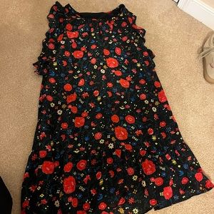 J Crew floral dress size Large